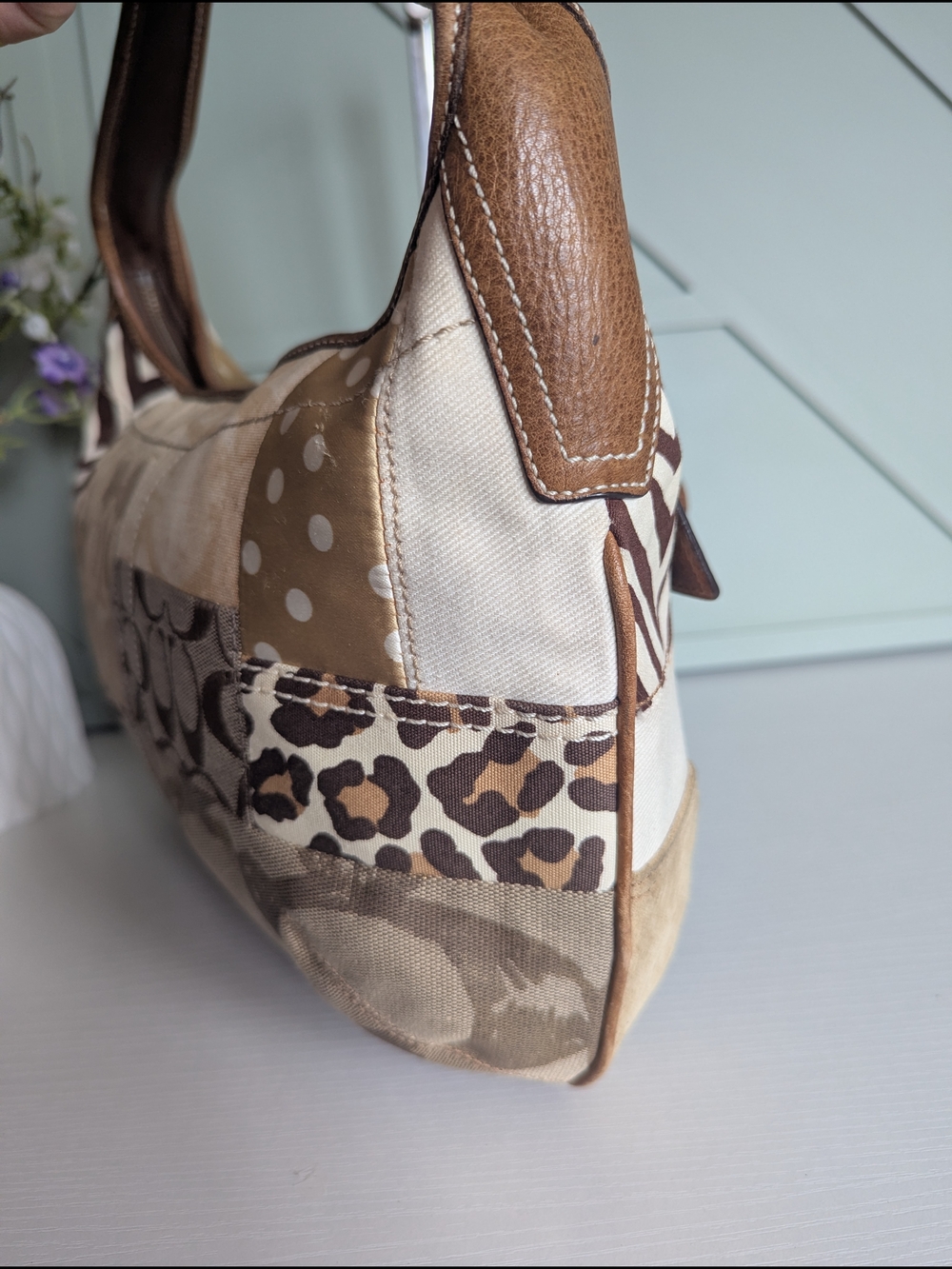 Coach Vintage  Ergo Signature Patchwork Hobo Bag, - Picture 6 of 13